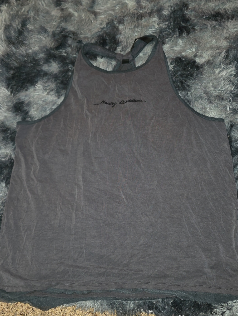 Harley-Davidson Dark Gray Racerback Tank